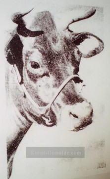 bekannte abstrakte Werke - Cow grau POP
